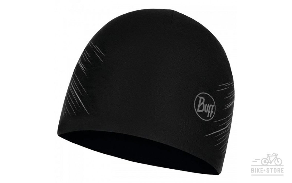 Шапка Buff MICROFIBER REVERSIBLE HAT R-solid black